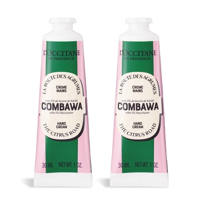 L’OCCITANE 歐舒丹 奇幻之旅卡菲爾乳油木護手霜(30ml)X2-專櫃公司貨