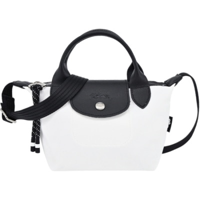 LONGCHAMP LONGCHAMP LE PLIAGE ENERGY系列再生尼龍兩用包(迷你/白)1500-HSR-007