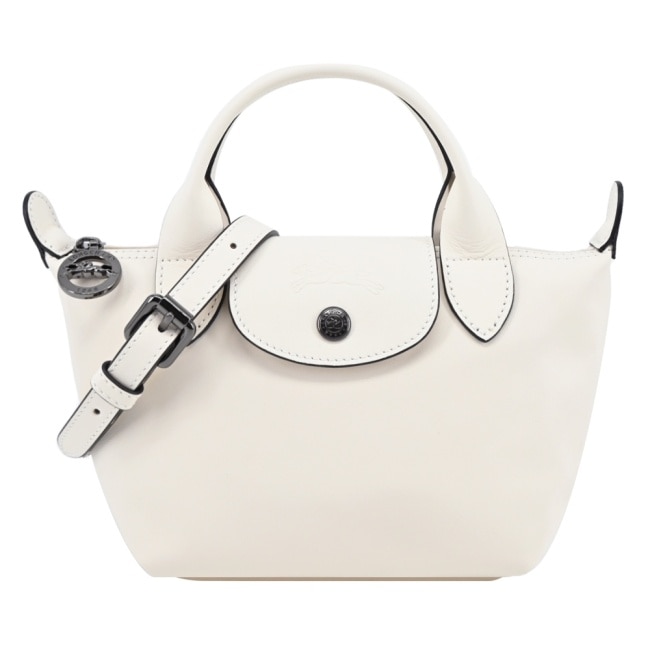 LONGCHAMP LE PLIAGE XTRA系列牛皮兩用水餃包(迷你/亞麻)1500-987-037