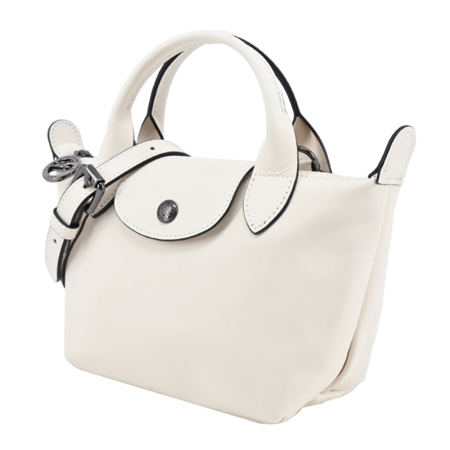 LONGCHAMP LE PLIAGE XTRA系列牛皮兩用水餃包(迷你/亞麻)1500-987-037