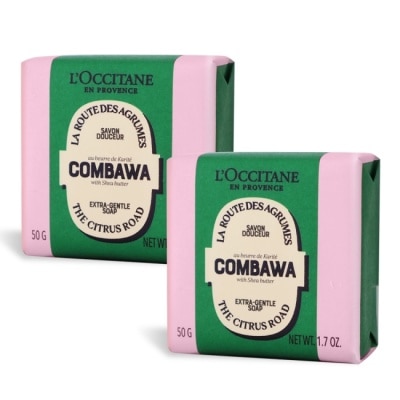 L OCCITANE L’OCCITANE 歐舒丹 奇幻之旅卡菲爾乳油木香氛皂(50g)X2-專櫃公司貨