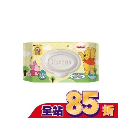 好奇 好奇純水嬰兒濕巾小熊維尼厚型80抽