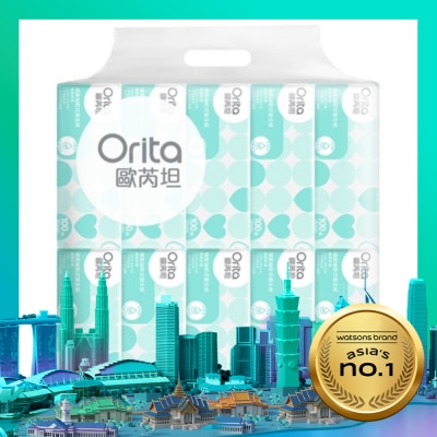 ORITA 歐芮坦細柔抽取式衛生紙100抽10包入