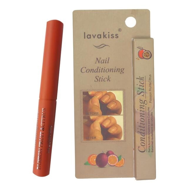 lavakiss天然植萃護甲指緣膏-百香果和柑橘1入