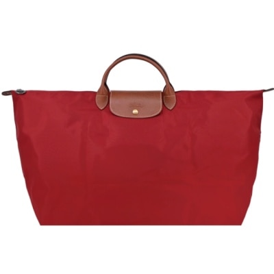 LONGCHAMP LONGCHAMP LE PLIAGE系列摺疊旅行袋(中/紅)1625-089-P59