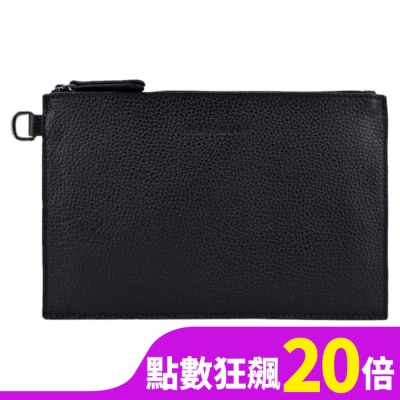 LONGCHAMP LONGCHAMP ROSEAU ESSENTIAL系列牛皮萬用手拿包(黑)2098-968-001