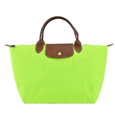 LONGCHAMP LONGCHAMP LE PLIAGE系列手提水餃包(中/亮綠)1623-089-355