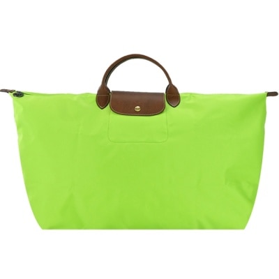 LONGCHAMP LONGCHAMP LE PLIAGE系列摺疊旅行袋(中/亮綠)1625-089-355
