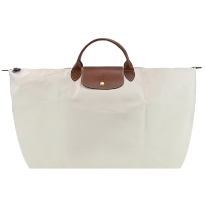 LONGCHAMP LONGCHAMP LE PLIAGE系列摺疊旅行袋(中/白紙)1625-089-P71