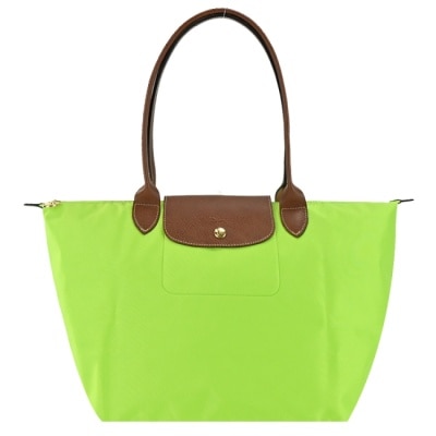 LONGCHAMP LONGCHAMP LE PLIAGE系列肩背水餃包(大/亮綠)1899-089-355