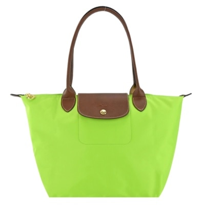 LONGCHAMP LONGCHAMP LE PLIAGE系列肩背水餃包(中/亮綠)2605-089-355