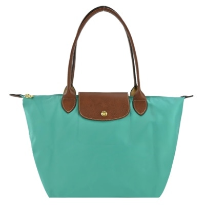 LONGCHAMP LONGCHAMP LE PLIAGE系列肩背水餃包(中/松石綠)2605-089-P70