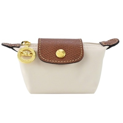 LONGCHAMP LONGCHAMP LE PLIAGE系列再生尼龍水餃零錢包(白紙)30016-089-P71