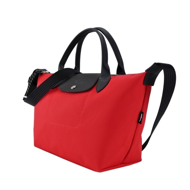 LONGCHAMP LE PLIAGE ENERGY系列再生尼龍兩用包(小/芙蓉紅)1512-HSR-642