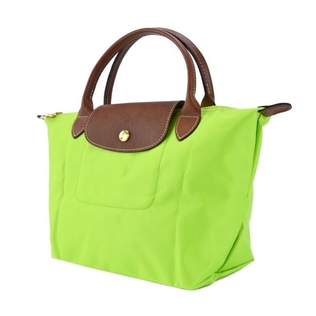 LONGCHAMP LE PLIAGE系列手提水餃包(小/亮綠)1621-089-355