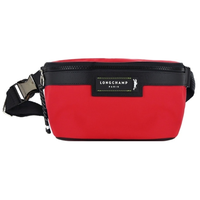LONGCHAMP LE PLIAGE ENERGY系列再生尼龍腰包(中/芙蓉紅)20025-HSR-642