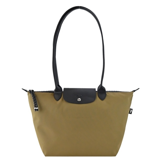 LONGCHAMP LE PLIAGE ENERGY系列再生尼龍肩背/斜背包(大/卡其)10163-HSR-292