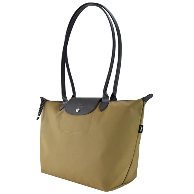 LONGCHAMP LE PLIAGE ENERGY系列再生尼龍肩背/斜背包(大/卡其)10163-HSR-292