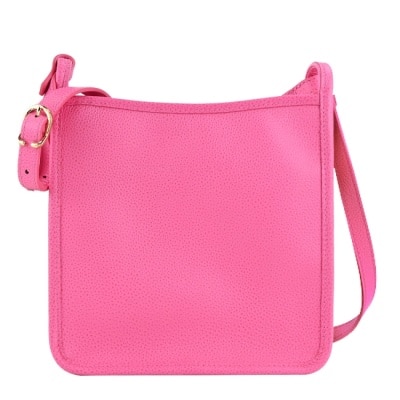 LONGCHAMP LONGCHAMP LE FOULONNE系列牛皮直式斜背包(小/糖果粉)10138-021-P73