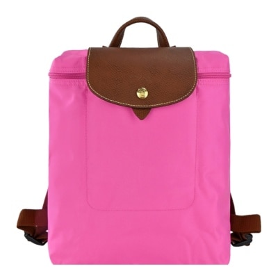 LONGCHAMP LONGCHAMP LE PLIAGE系列後背包(中/糖果粉)1699-089-P73