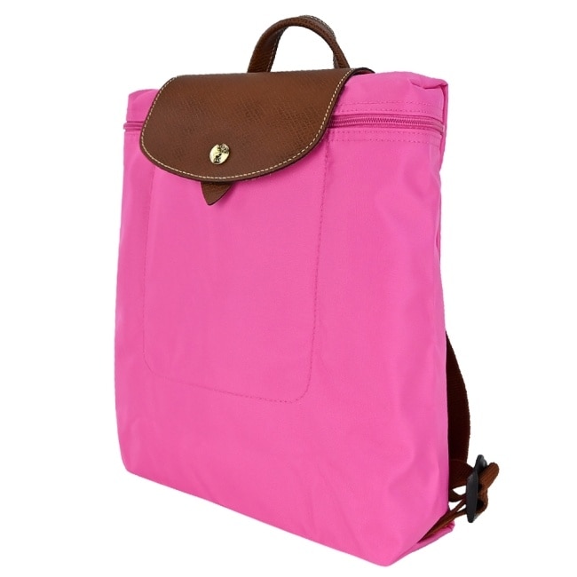 LONGCHAMP LE PLIAGE系列後背包(中/糖果粉)1699-089-P73