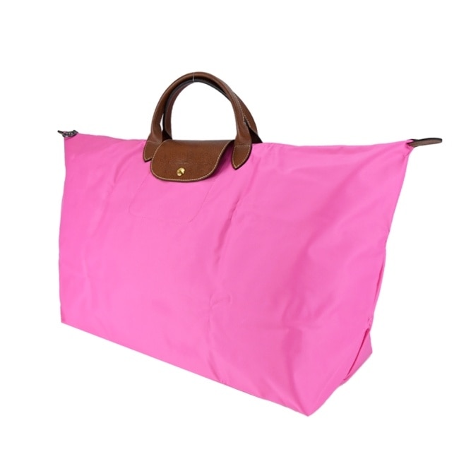 LONGCHAMP LE PLIAGE系列摺疊旅行袋(中/糖果粉)1625-089-P73