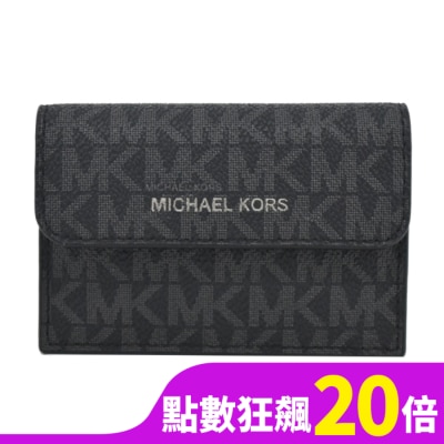 MICHAEL KORS MICHAEL KORS COOPER滿版PVC風琴卡片收納包-黑36F3COLD1R-09
