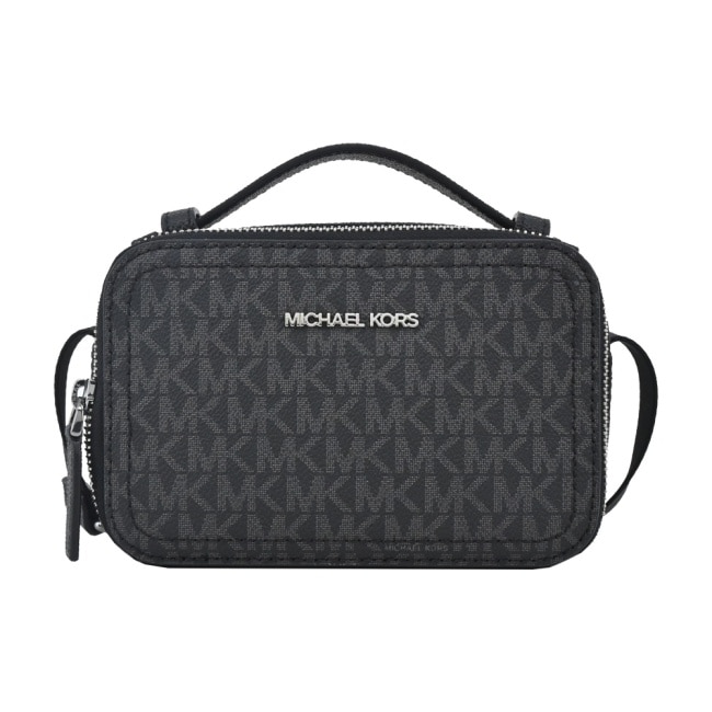 MICHAEL KORS COOPER男款滿版手提/斜背兩用包-黑37F3COLL6B-09