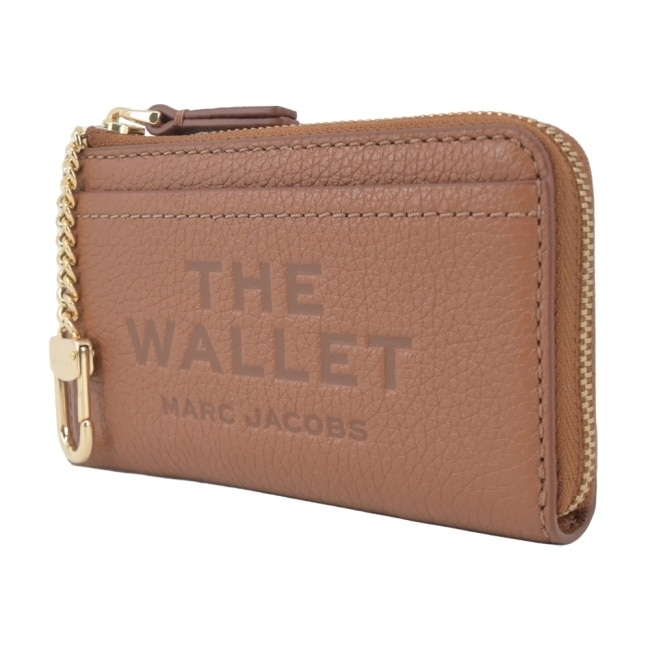 MARC JACOBS THE LEATHER荔枝紋拉鍊零錢包-咖2S4SMP010S02212