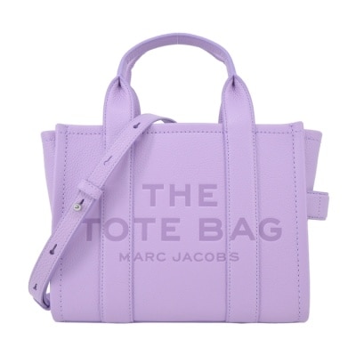 MARCJACOBS MARC JACOBS THE LEATHER MINI TOTE 皮革兩用托特包-迷你/紫H009L01SP21545