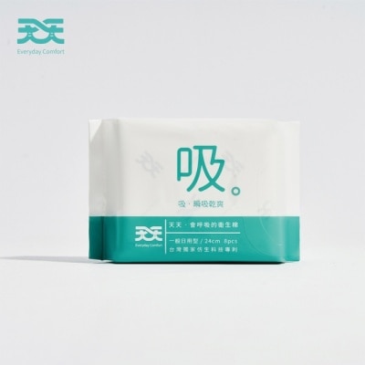 EVERYDAYCOMFORT 天天衛生棉一般日用24cm8片
