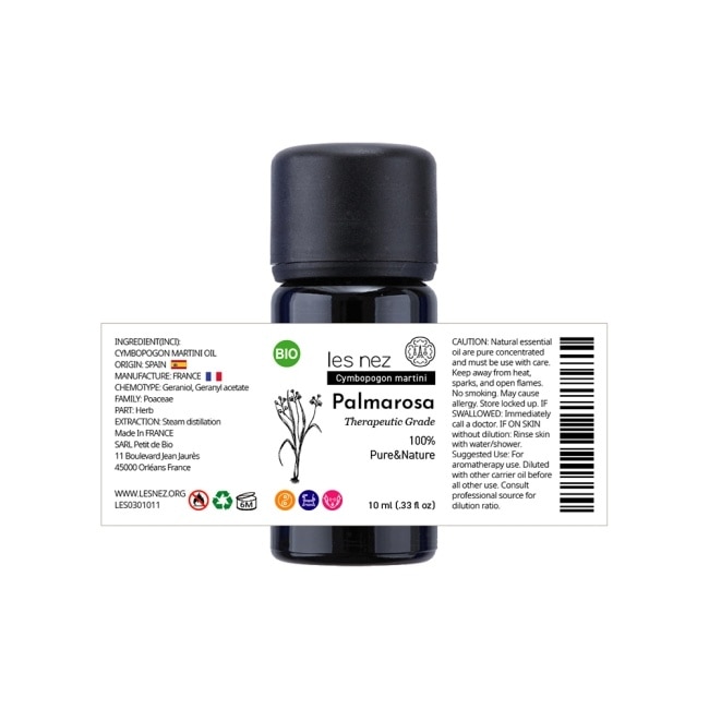 les nez 玫瑰草精油 10ml