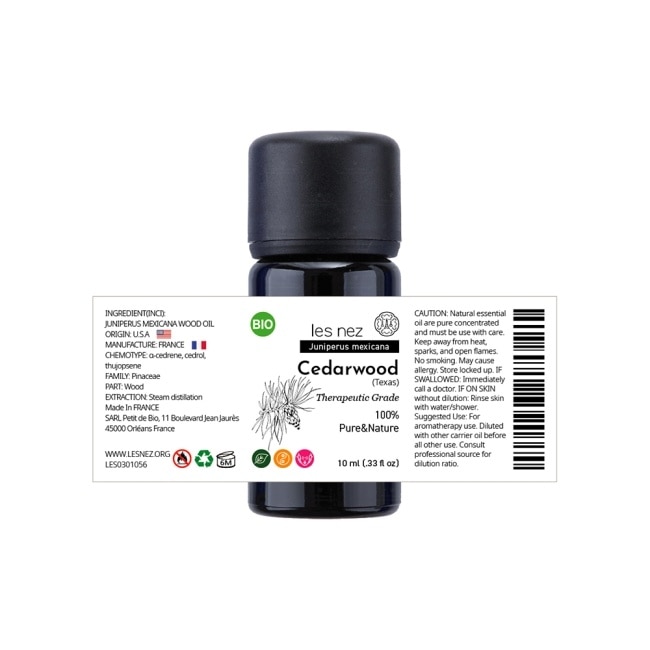 les nez 德州雪松精油 10ml