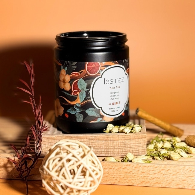 les nez 香水蠟燭-木樨禪茶 200g