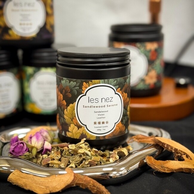 les nez 香水蠟燭-紫檀幽谷 200g