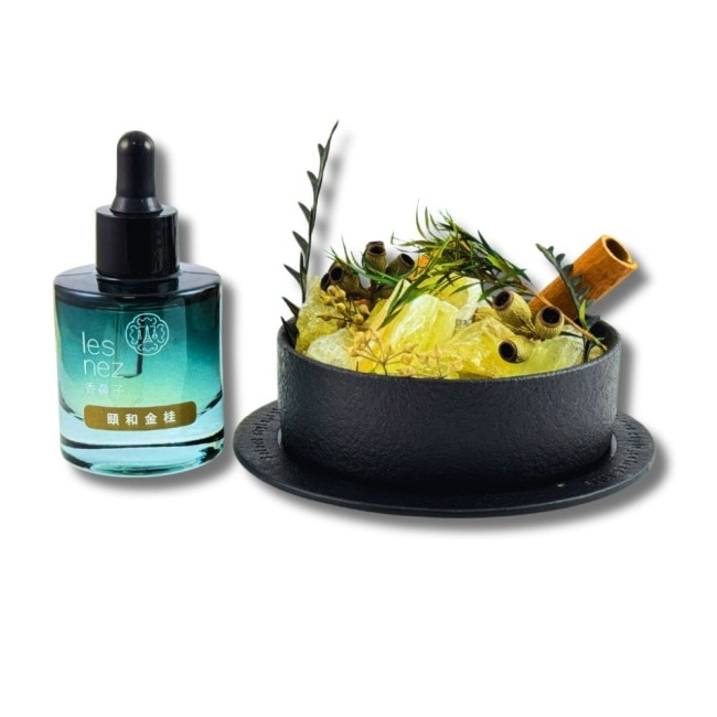 les nez【水晶香氛能量寶盒】運財黃晶-頤和金桂