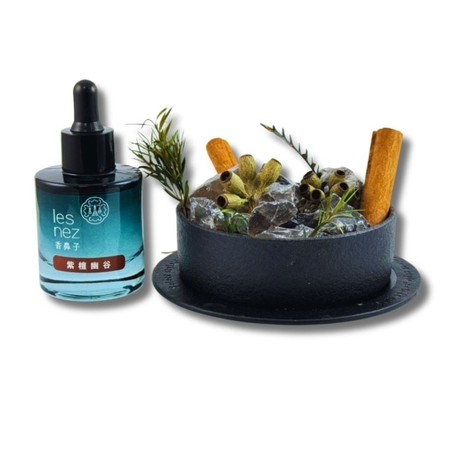 les nez【水晶香氛能量寶盒】守護茶晶-紫檀幽谷
