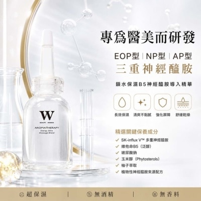 W修護保養 - 【醫美術後保養品牌】鎖水保溼B5神經醯胺導入精華 50ml 長效保濕 滋養修護