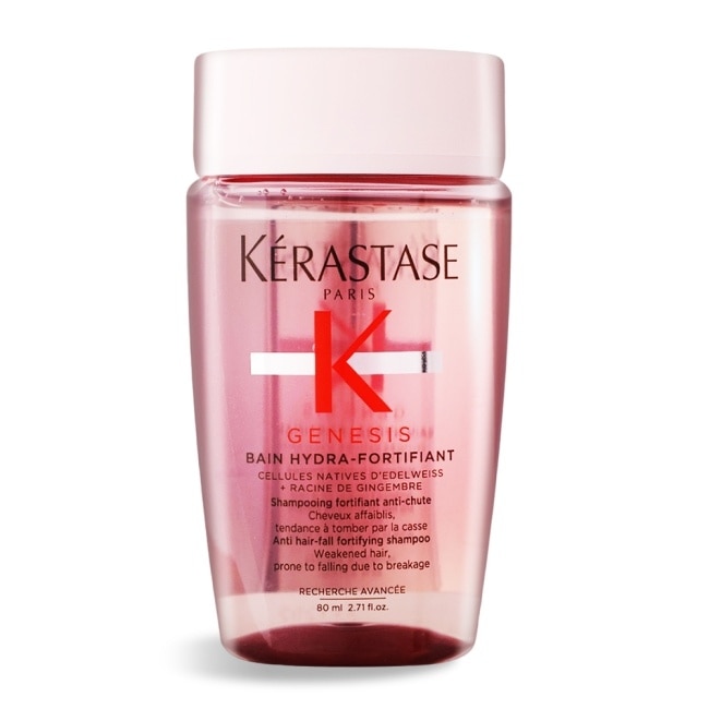 KERASTASE 卡詩 粉漾芯生髮浴-清爽型(80ml)-國際航空版