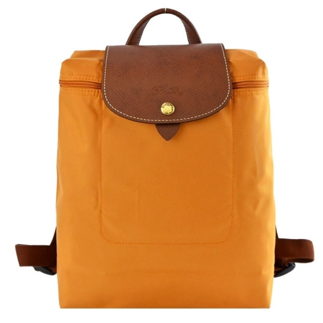 LONGCHAMP LE PLIAGE系列後背包(中/番紅花)1699-089-025