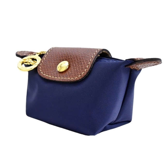 LONGCHAMP LE PLIAGE系列再生尼龍水餃零錢包(海軍藍)30016-089-556