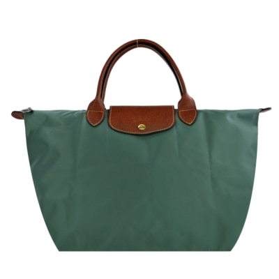 LONGCHAMP LONGCHAMP LE PLIAGE系列手提水餃包(中/柏綠)1623-089-139