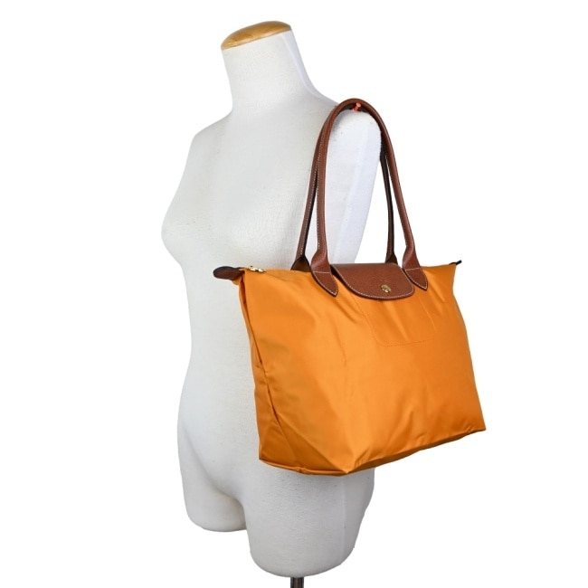 LONGCHAMP LE PLIAGE系列肩背水餃包(中/番紅花)2605-089-025