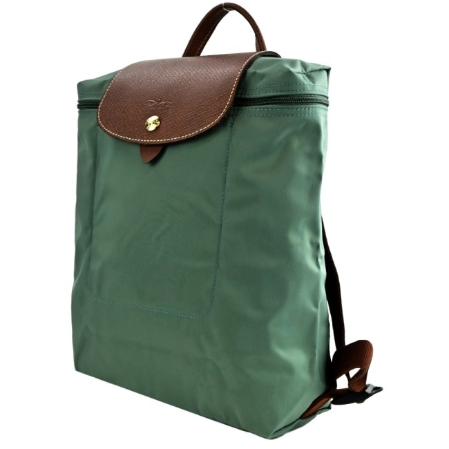 LONGCHAMP LE PLIAGE系列後背包(中/柏綠)1699-089-139