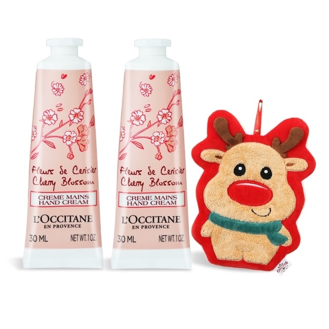 L’OCCITANE 歐舒丹 經典護手霜雙入組(30MLX2)-櫻花-國際航空版