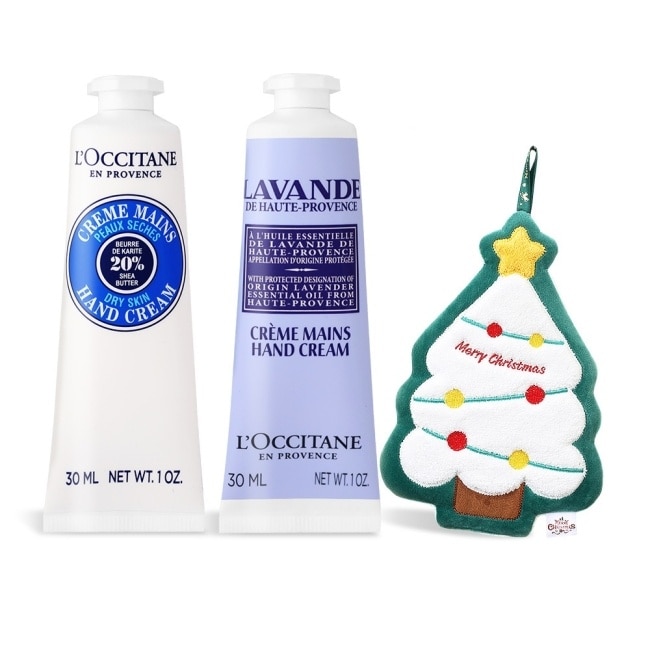 L’OCCITANE 歐舒丹 經典護手霜雙入組(30MLX2)-乳油木+薰衣草-國際航空版