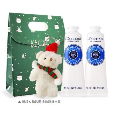 L OCCITANE L’OCCITANE 歐舒丹 經典護手霜30MLX2禮袋組-乳油木-國際航空版