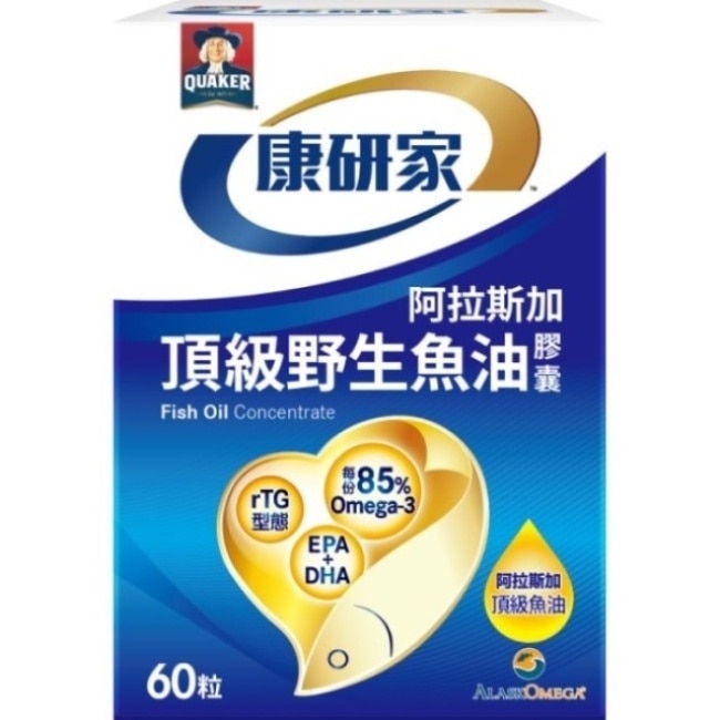 桂格康研家頂級野生魚油膠囊60粒