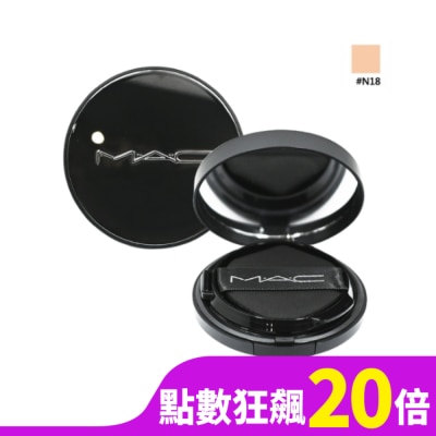 MAC M.A.C 超持妝霧絲絨氣墊粉餅SPF 50/PA+++ 13g 色號N18