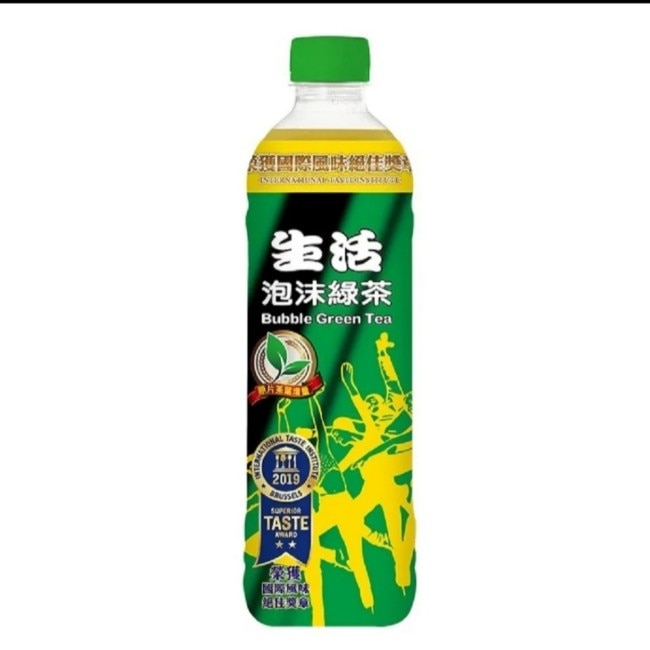 生活泡沫綠茶590ml24入﹘箱購